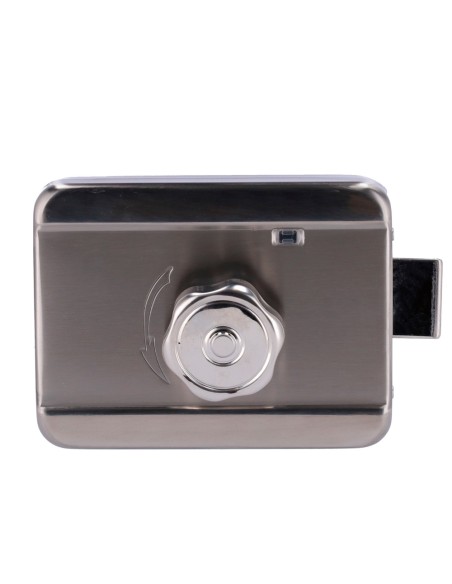 CERRADURA DE SUPERFICIE ELECTROMECÁNICA - MODO APERTURA FAIL SAFE (NC) - APTA PARA INSTALACIÓN SIN CAJEAR - LED DE ESTADO - AUTO