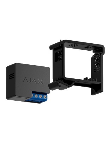 SOPORTE PARA CARRILES DIN - COMPATIBLE CON AJ-RELAY - COMPATIBLE CON AJ-WALLSWITCH - COLOR NEGRO