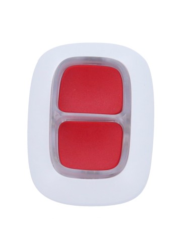 DOBLE BOTÓN DE PÁNICO - GRADO 2 - INALÁMBRICO 868 MHZ JEWELLER - ALCANCE ESPACIO ABIERTO 1300 M - PULSACIÓN SEGURA: DOBLE O LARG