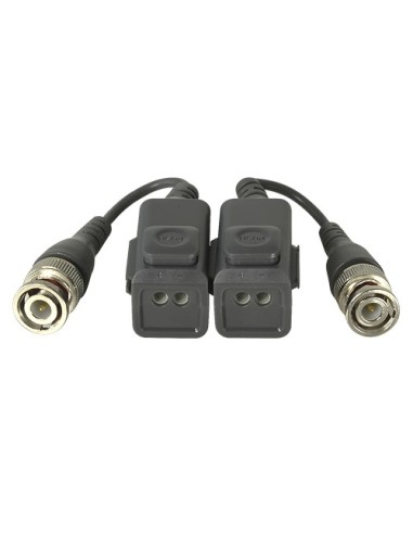 TRANSCEPTOR PASIVO POR PAR TRENZADO SAFIRE CON SPLICING BUTTON - OPTIMIZADO PARA HDTVI, HDCVI, AHD Y CVBS - 1 CANAL DE VÍDEO - P