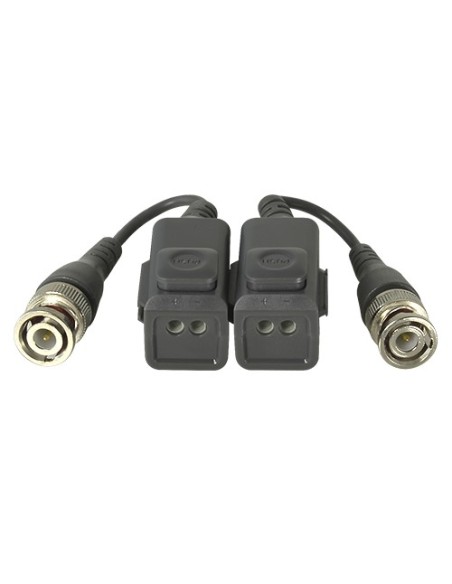 TRANSCEPTOR PASIVO POR PAR TRENZADO SAFIRE CON SPLICING BUTTON - OPTIMIZADO PARA HDTVI, HDCVI, AHD Y CVBS - 1 CANAL DE VÍDEO - P