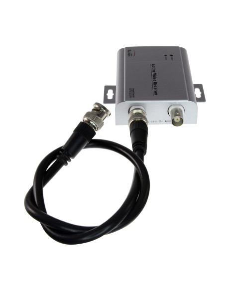 CABLE COAXIAL PREPARADO - BNC MACHO A BNC MACHO - COAXIAL RG59 - LONGITUD 1 M - PARA CONEXIÓN DE BALUN HEMBRA A DVR - CONSTRUCCI