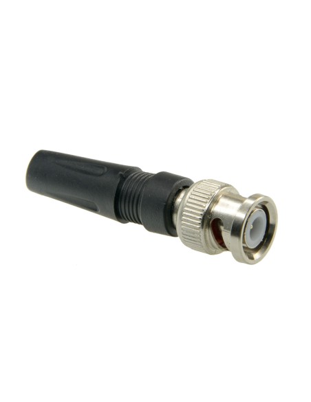 CONECTOR SAFIRE - BNC PARA ATORNILLAR - COMPATIBLE CON CUALQUIER CABLE - UNIVERSAL, NO NECESITA CRIMPADORA - SÓLO REQUIERE DESTO