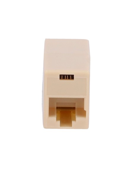 CONECTOR - EMPALME PARA CABLES UTP - CONECTOR ENTRADA RJ45 - CONECTOR SALIDA RJ45 - COMPATIBLE UTP CATEGORÍA 5E - BAJAS PÉRDIDAS
