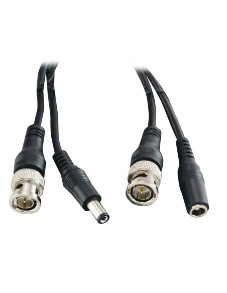 CABLE COMBINADO RG59 + DC - CONECTOR BNC - 30 METROS - VÍDEO - ALIMENTACIÓN - BAJAS PÉRDIDAS