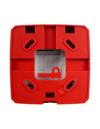 PULSADOR CONVENCIONAL REARMABLE - CERTIFICADO EN54 - INDICADOR LED - INSTALACIÓN EN SUPERFICIE - REARMADO CON LA MANO O POR LLAV