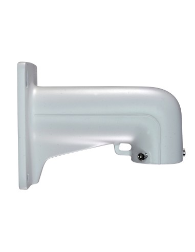 WALL BRACKET - FOR DOME CAMERAS - VALID FOR EXTERIOR USE - WHITE COLOUR - COMPATIBLE WITH HIWATCH HIKVISION - CABLE PASS