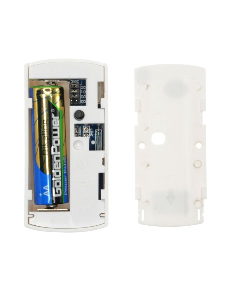 MAGNETIC REED SWITCH - WIRELESS - INTERNAL ANTENNA - LOW BATTERY LED INDICATOR - ALARM PANEL NOTIFIED OF LOW BATTERY WARNING - 