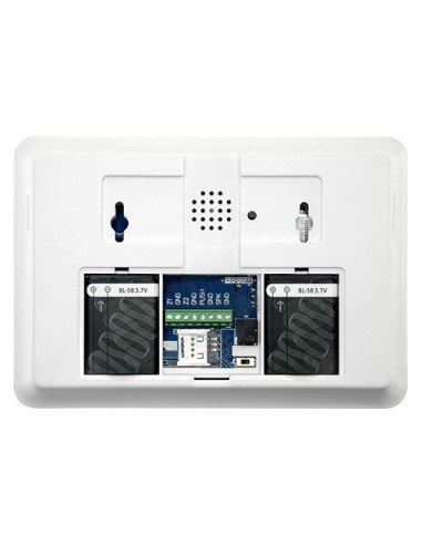 KIT DE ALARMA DOMÉSTICA - PANEL TÁCTIL CON MÓDULO GSM - ENVÍO DE ALERTAS POR SMS Y LLAMADA - DETECTOR PIR VOLUMÉTRICO - 2 CONTAC