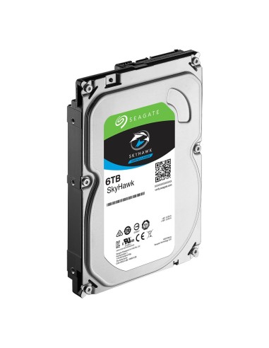 DISCO DURO SEAGATE SKYHAWK MODELO ST6000VX009 - CAPACIDAD 6 TB - INTERFAZ SATA 6 GB/S - ESPECIAL PARA VIDEOGRABADORES - SUELTO O