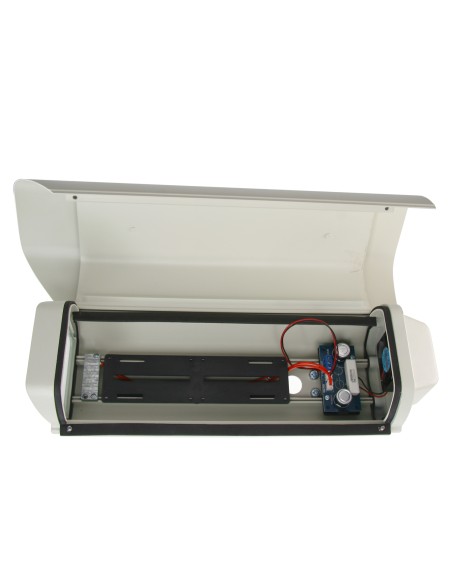 CARCASA PROTECTORA - ALEACIÓN DE ALUMINIO - RESISTENTE AL AGUA - VENTILACIÓN Y CALEFACCIÓN DC 12 V - SOPORTE INCLUÍDO - MÁXIMA C
