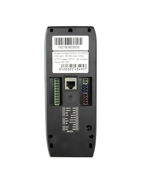 CONTROL DE ACCESOS AUTÓNOMO HYSOON - HUELLAS DACTILARES Y TECLADO - 2.000 GRABACIONES / 160.000 REGISTROS - TCP/IP, RS485, Y WIE