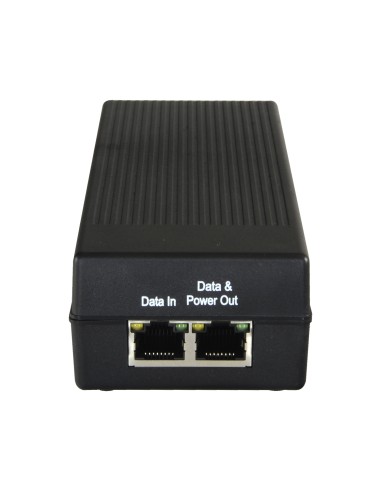INYECTOR POE - ENTRADA/SALIDA RJ45 10/100/1000 MBPS - POTENCIA 30 W - DISTANCIA MÁXIMA 100 M - POE/POE+ IEEE802.3AF/AT - ESTABIL