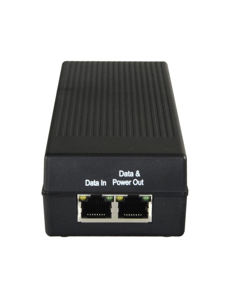 INYECTOR POE - ENTRADA/SALIDA RJ45 10/100/1000 MBPS - POTENCIA 30 W - DISTANCIA MÁXIMA 100 M - POE/POE+ IEEE802.3AF/AT - ESTABIL