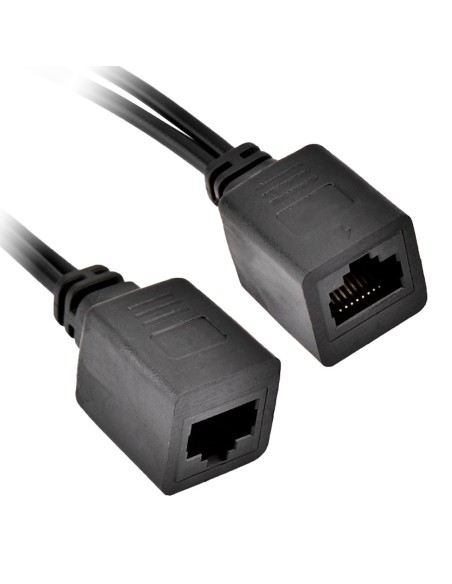 INYECTOR Y SPLITTER POE PASIVO - REQUIERE UTILIZAR LA PAREJA INCLUIDA - ENTRADA Y SALIDA HASTA 48 V - CONECTORES RJ45 Y JACK ALI