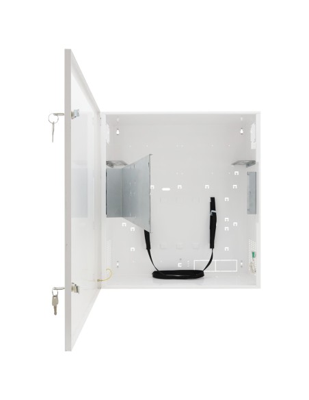 CAJA DE SEGURIDAD - ESPECIAL PARA INSTALACIÓN EN PARED - FORMATO VERTICAL - 2 LLAVES Y CERRADURAS  - ENTRADAS PARA CABLEADO - PA