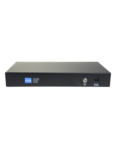 SWITCH POE - 8 PUERTOS POE + 2 UPLINK RJ45 - VELOCIDAD 10/100 MBPS - FUNCIONES: AI VLAN/QOS/CCTV EXTEND/POE - NORMA IEEE802.3AF