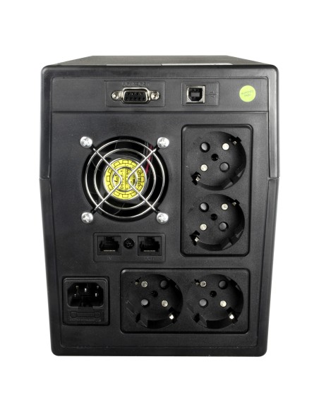 SAI MONOFÁSICO LINE-INTERACTIVE - POTENCIA 1500VA/900W - ENTRADA 220~240 VAC /SALIDA 230 VAC - 4 SALIDAS SAI/UPS PROTEGIDAS - TI