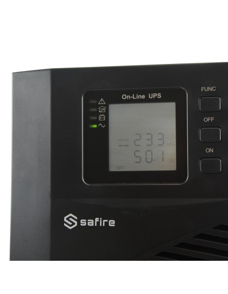 SAI ONLINE - POTENCIA 3000VA/2700W - ENTRADA 200~240 VAC / SALIDA 200~240 VAC - 4 SALIDAS SAI/UPS PROTEGIDAS - TIEMPO DE RECARGA