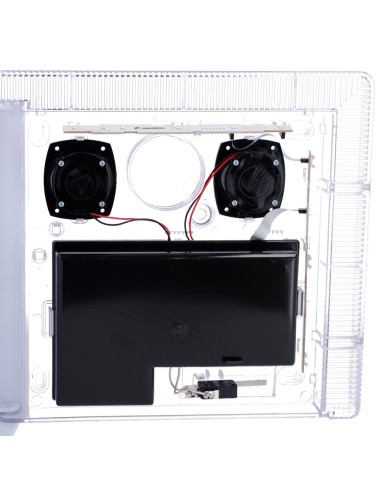 SIRENA PARA EXTERIOR CABLEADA - CERTIFICADO DE GRADO 3 - PRESIÓN SONORA MÁXIMA 112 DBA - FLASH DE 2 BARRAS DE LEDS SEÑALIZACIÓN
