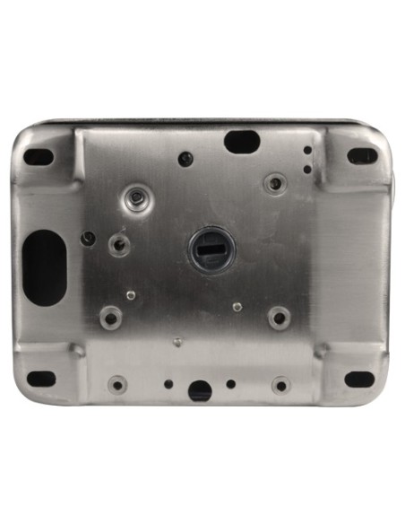 CERRADURA DE SUPERFICIE ELECTROMECÁNICA - MODO APERTURA FAIL SECURE (NO) - APTA PARA INSTALACIÓN SIN CAJEAR - LED DE ESTADO - AU