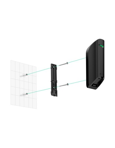 DETECTOR PIR TIPO CORTINA - GRADO 2 - INALÁMBRICO 868 MHZ JEWELLER - ALCANCE DETECCIÓN 6~15 M / 6º H / 90º V - SENSIBILIDAD AJUS