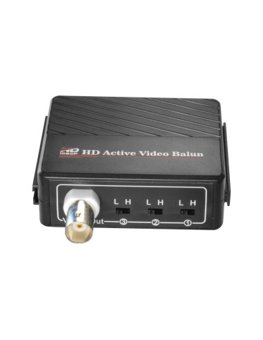 TRANSCEPTOR ACTIVO - OPTIMIZADO PARA HDTVI / HDCVI / AHD - 1 CANAL DE VÍDEO - BNC/UTP 4 PINES - ALCANCE: 400 ~ 700 M - RECEPTOR