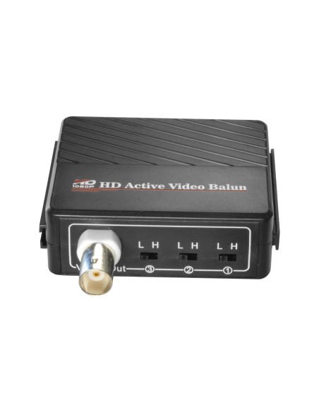 TRANSCEPTOR ACTIVO - OPTIMIZADO PARA HDTVI / HDCVI / AHD - 1 CANAL DE VÍDEO - BNC/UTP 4 PINES - ALCANCE: 400 ~ 700 M - RECEPTOR
