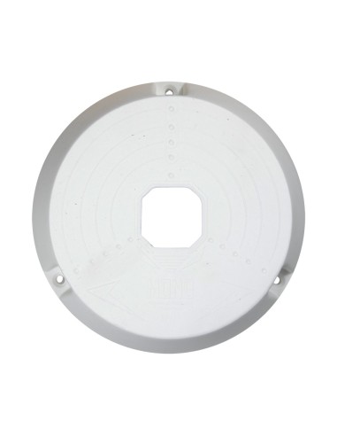 CAJA DE CONEXIONES  - PARA CÁMARAS DOMO - APTO PARA USO EXTERIOR - INSTALACIÓN EN TECHO O PARED - FABRICADO EN PLÁSTICO - COLOR