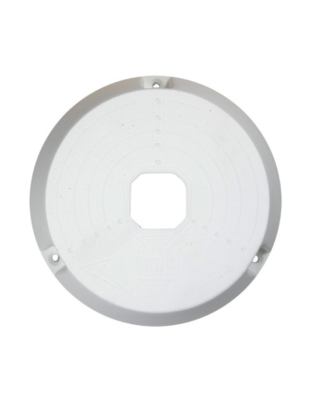 CAJA DE CONEXIONES  - PARA CÁMARAS DOMO - APTO PARA USO EXTERIOR - INSTALACIÓN EN TECHO O PARED - FABRICADO EN PLÁSTICO - COLOR