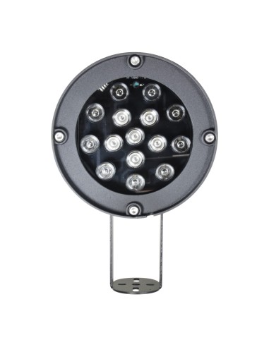FOCO INFRARROJO DE ALCANCE 180M - ILUMINACIÓN POR LEDS - 850NM, 40° DE APERTURA - 6 LEDS Ø10 - INCLUYE CÉLULA DE FOTOCONTROL - 1