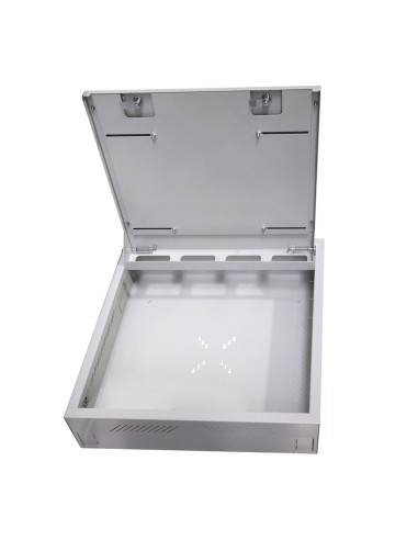 CAJA DE SEGURIDAD - ESPECIAL PARA INSTALACIÓN EN PARED - FORMATO VERTICAL - 2 LLAVES Y CERRADURAS - ENTRADAS LATERALES PARA CABL