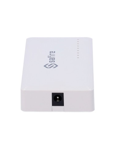 SAFIRE - SWITCH DE SOBREMESA - 8 PUERTOS GIGABIT - VELOCIDAD 10/100/1000 MBPS - PLUG &AMP; PLAY - TECNOLOGÍA DE AHORRO DE ENERGÍ