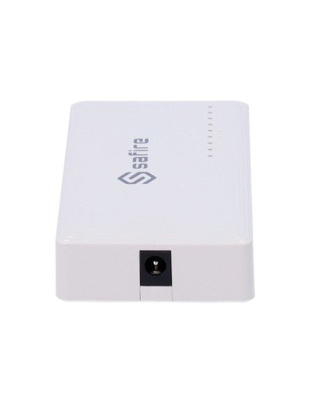 SAFIRE - SWITCH DE SOBREMESA - 8 PUERTOS GIGABIT - VELOCIDAD 10/100/1000 MBPS - PLUG &AMP; PLAY - TECNOLOGÍA DE AHORRO DE ENERGÍ