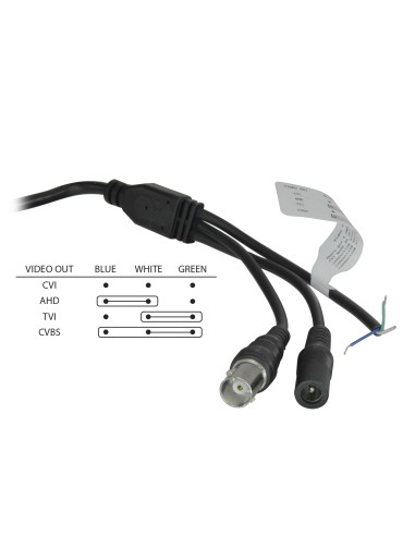 CÁMARA DOMO GAMA 1080P PRO - 4 EN 1 (HDTVI / HDCVI / AHD / CVBS) - 1/2.8&QUOT; SONY STARVIS IMX307+8550 - LENTE 3.6 MM - LEDS IR