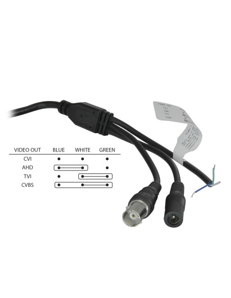 CÁMARA DOMO GAMA 1080P PRO - 4 EN 1 (HDTVI / HDCVI / AHD / CVBS) - 1/2.8&QUOT; SONY STARVIS IMX307+8550 - LENTE 3.6 MM - LEDS IR