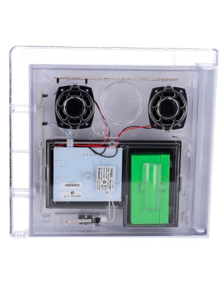 SIRENA PARA EXTERIOR CABLEADA - CERTIFICADO DE GRADO 3 - PRESIÓN SONORA MÁXIMA 112 DBA - FLASH DE 2 BARRAS DE LEDS SEÑALIZACIÓN