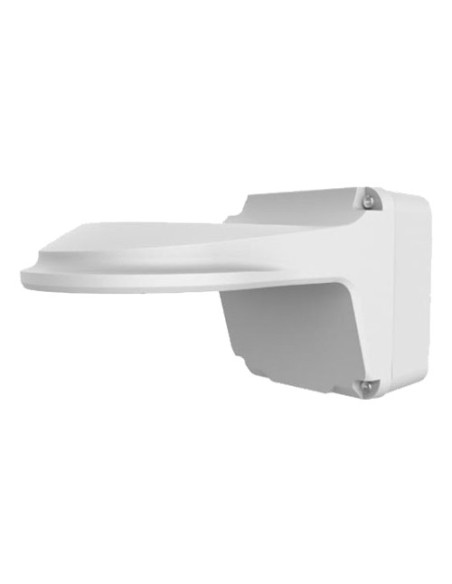 SOPORTE DE PARED - PARA CÁMARAS DOMO - CAJA DE CONEXIONES - APTO PARA USO EN EXTERIOR - COLOR BLANCO|126.7(AL) X 126.4(AN) X 228