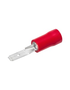 BOLSA 100 TERMINALES FASTON MACHO PRE-AISLADO CON500