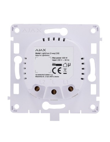 RELÉ PARA INTERRUPTOR DE LUZ CONMUTABLE - INALÁMBRICO 868 MHZ JEWELLER - ALCANCE DE COMUNICACIÓN HASTA 1100 M - ALIMENTACIÓN 230