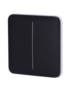 PANEL TÁCTIL PARA INTERRUPTOR DE LUZ DOBLE - COMPATIBILIDAD CON AJ-LIGHTCORE-2G - RETROILUMINACIÓN LED - PANEL TÁCTIL SIN CONTAC