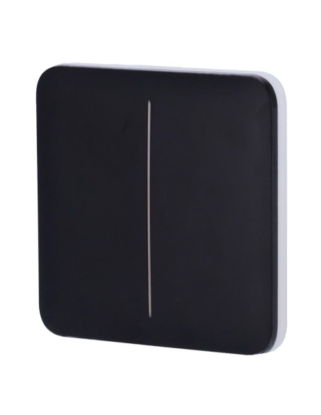 PANEL TÁCTIL PARA INTERRUPTOR DE LUZ DOBLE - COMPATIBILIDAD CON AJ-LIGHTCORE-2G - RETROILUMINACIÓN LED - PANEL TÁCTIL SIN CONTAC