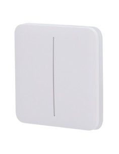 PANEL TÁCTIL PARA INTERRUPTOR DE LUZ DOBLE  - COMPATIBILIDAD CON AJ-LIGHTCORE-2G - RETROILUMINACIÓN LED - PANEL TÁCTIL SIN CONTA