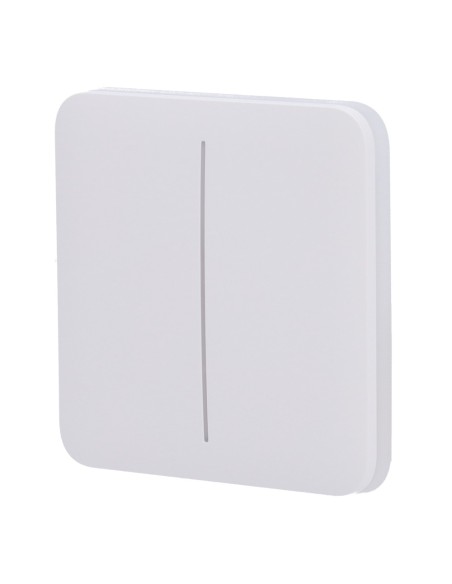 PANEL TÁCTIL PARA INTERRUPTOR DE LUZ DOBLE  - COMPATIBILIDAD CON AJ-LIGHTCORE-2G - RETROILUMINACIÓN LED - PANEL TÁCTIL SIN CONTA