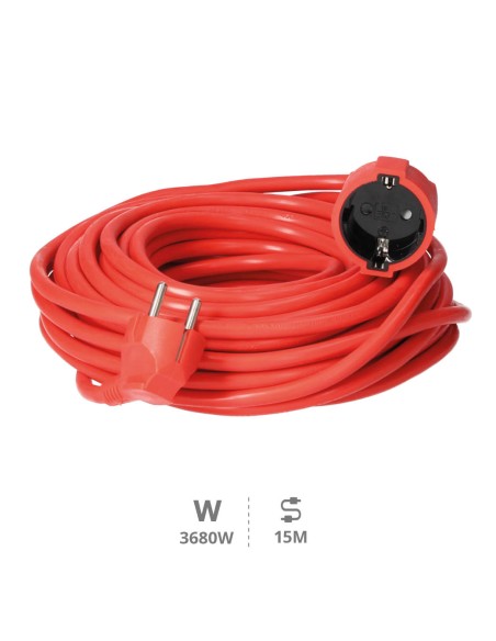 PROLONGADOR SUCKO (3X1.5MM) 15M ROJO