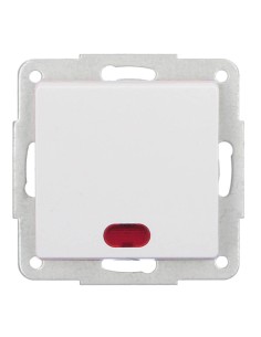 INTERRUPTOR DE EMPOTRAR BLANCO 56X56MM CON LED
