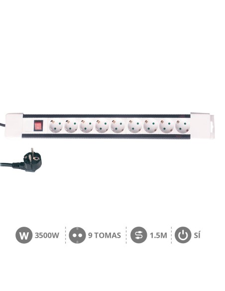 BASE MULTIPLE 9T + INT. (3X1.5MM) 1,5M