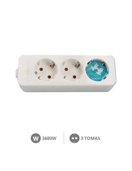 BASE MULTIPLE SERIE MEGA 3T SIN CABLE