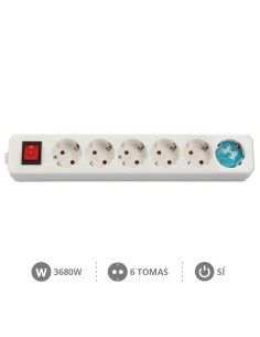 BASE MULTIPLE SERIE MEGA 6T + INT. SIN CABLE