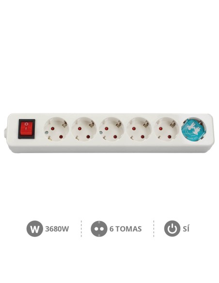 BASE MULTIPLE SERIE MEGA 6T + INT. SIN CABLE